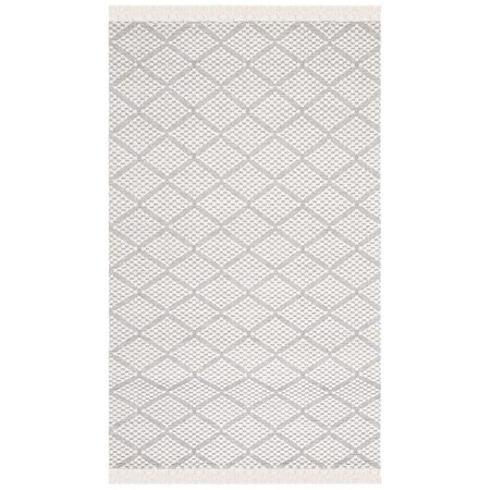 Safavieh 6 x 6 ft. Natura Square Hand Woven Rug Ivory & Grey NAT869F-6SQ